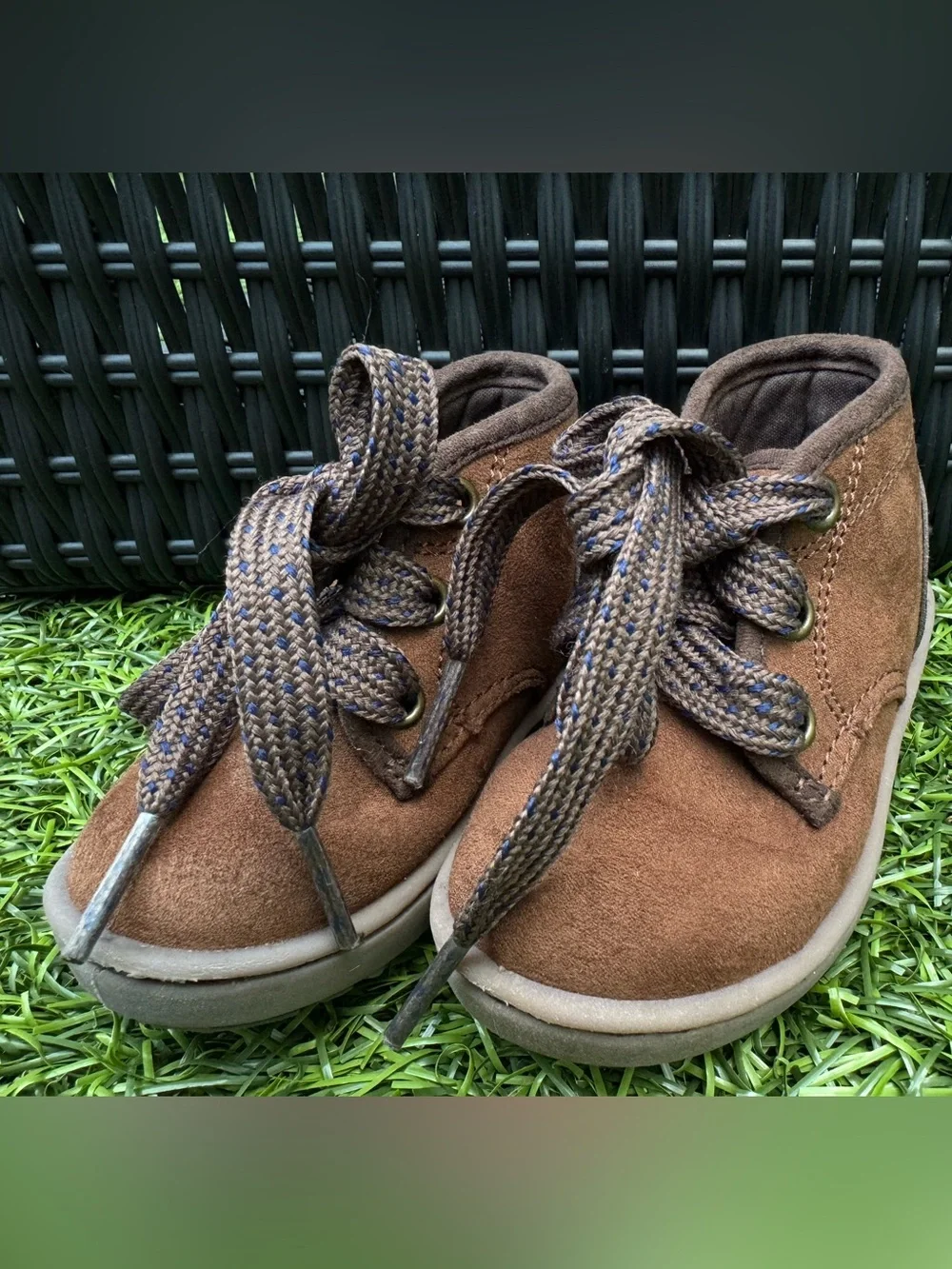 ✨ Stylish Faux Suede Baby Chukka Ankle Boots 4M Noah by Carter's